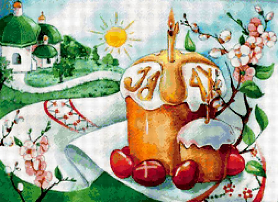 пасха - картина - предпросмотр