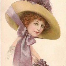 Схема вышивки «серия женский образ»