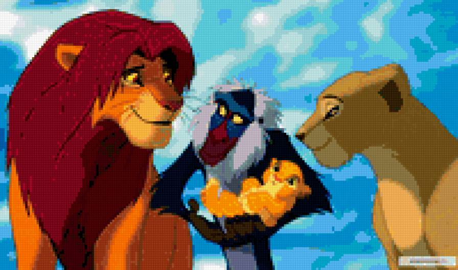 король лев - животные, детское, мультяшки - предпросмотр