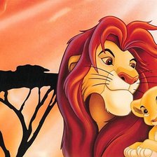 Схема вышивки «король лев...»