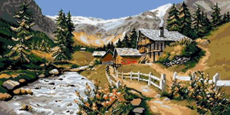 весна в горах - предпросмотр