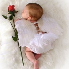 Схема вышивки «малыш ангелочек»