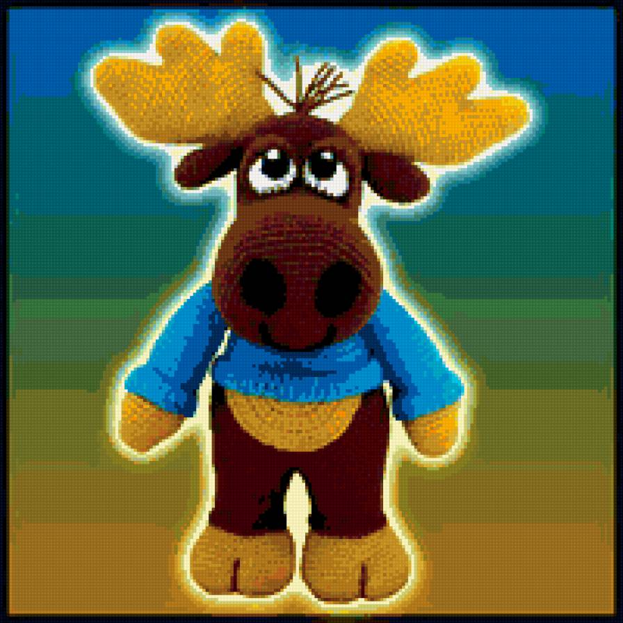 Лосяша - лоси, животные, няняня, мультики - предпросмотр