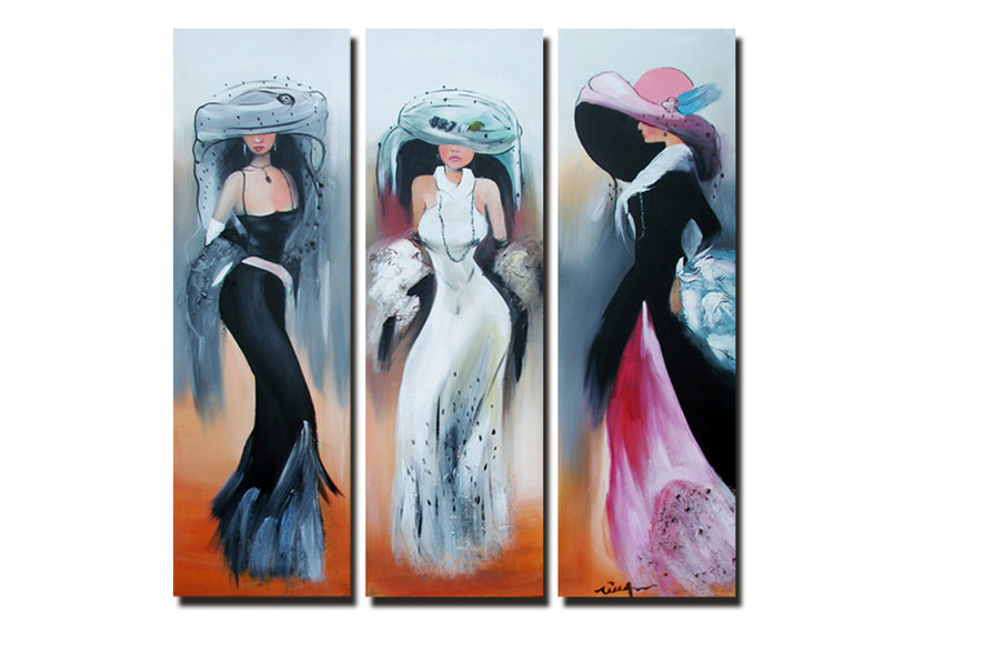 три грации (триптих) - картина - оригинал