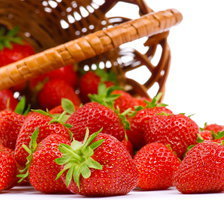 Схема вышивки «клубничка»