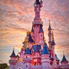 Дисней Лэнд на закате