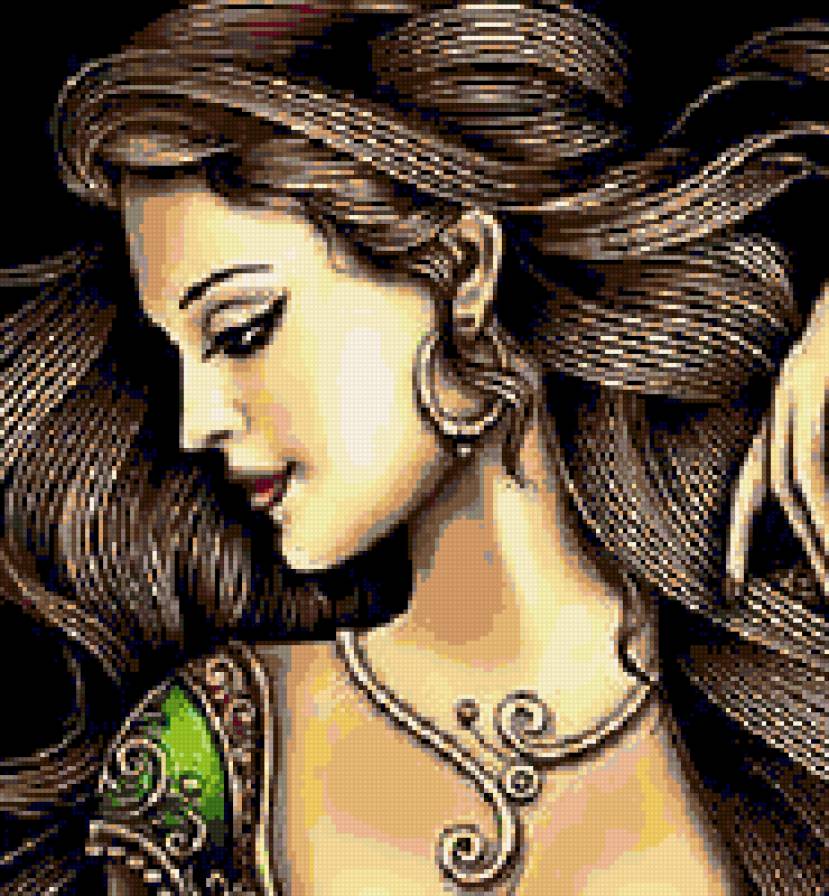 Красивая женщина - предпросмотр