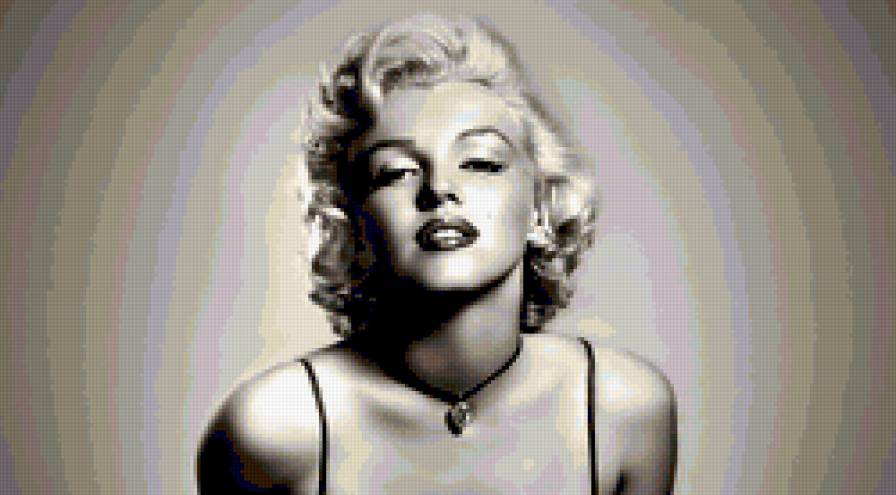 Портрет Мерлин Монро - портрет, мерлин монро, девушки - предпросмотр