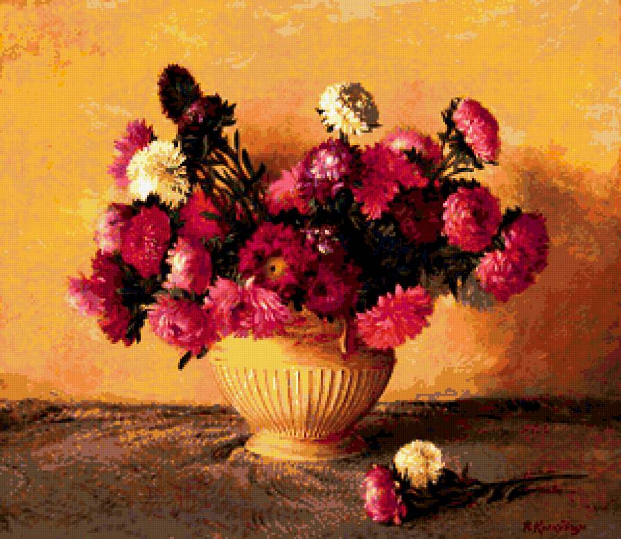 астры - букет, астры, цветы - предпросмотр