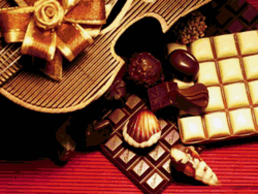 шоколад - шоколад, конфеты, панно - предпросмотр