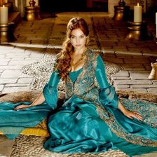 Схема вышивки «Девушка»