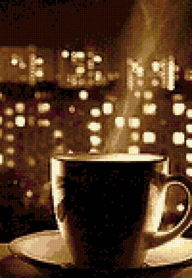 Чашка кофе2 - кофе, вечер - предпросмотр