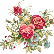 Схема вышивки «розы 3421»