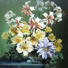 Схема вышивки «букет»