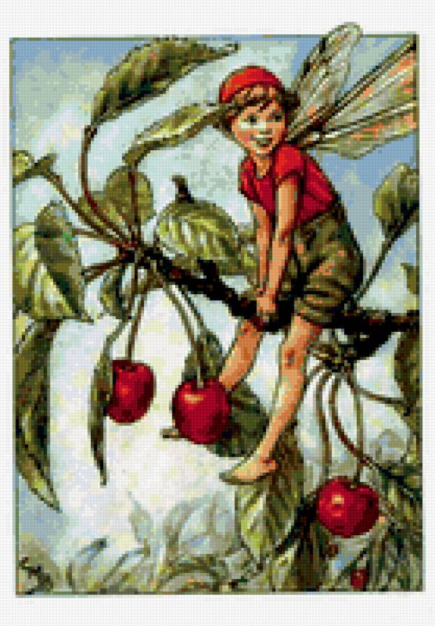 Эльф - эльф, вишня, мальчик - предпросмотр