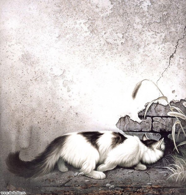 охота - охота, кот, кошка - оригинал