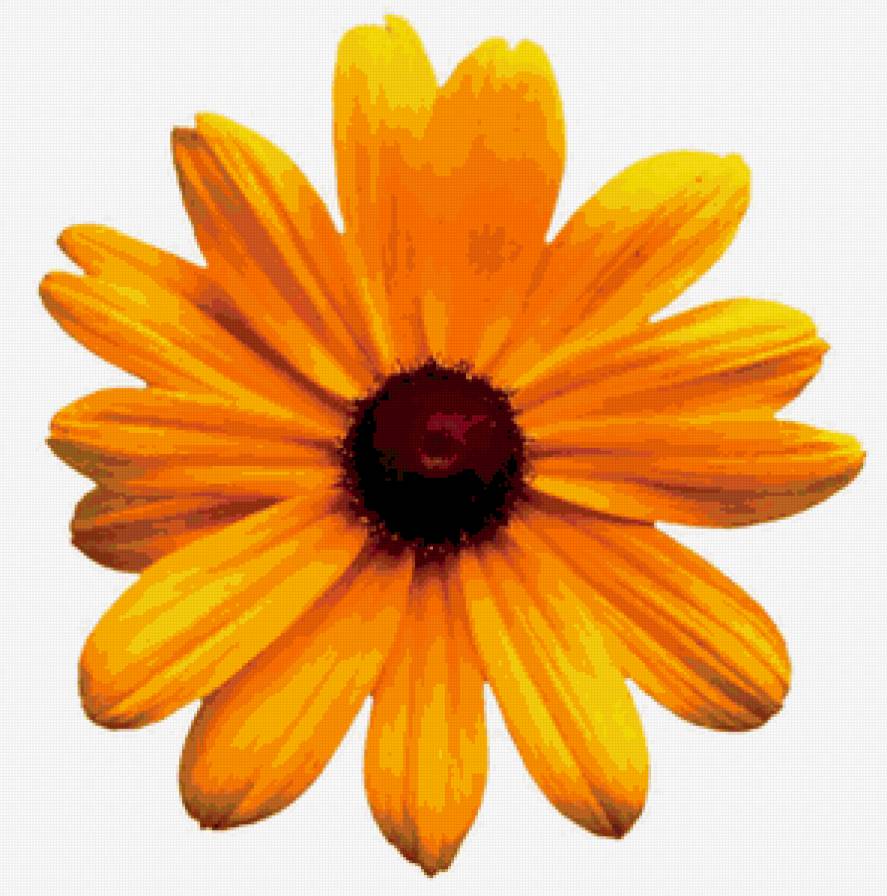 цветок на подушку - цветы, узор, подушка, цветок - предпросмотр