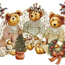 Оригинал схемы вышивки «Рождественские Машани» (№306335)