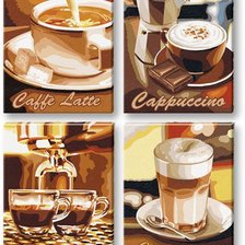 Схема вышивки «пленительный аромат кофе»