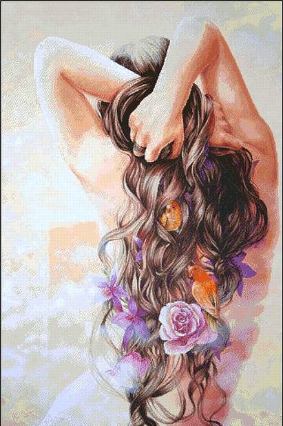 Утренняя свежесть - девушки, красота - оригинал