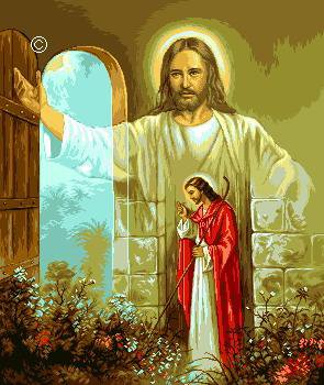 Божья любовь - картина, религия, иисус, живопись - оригинал