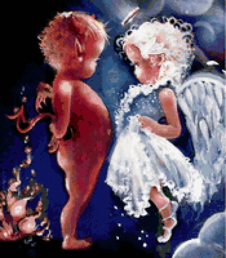 Давай мириться ! - добро и зло, ангелы - предпросмотр