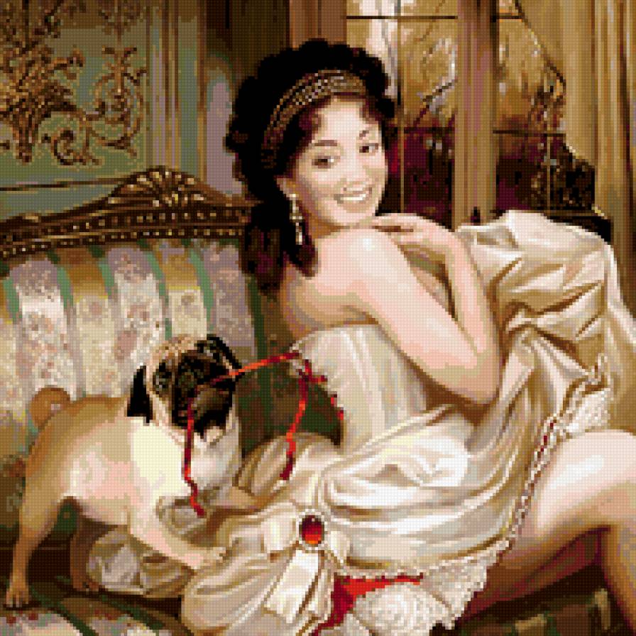 Помошник - девушки, пушистые комочки, любимцы - предпросмотр