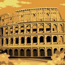 Схема вышивки «колизей»