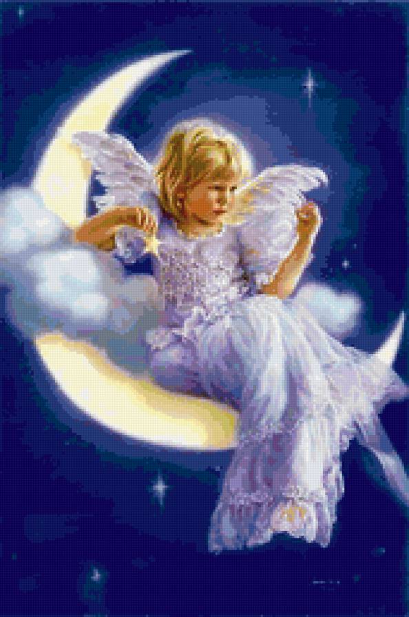 Лунный ангел - ангел. - предпросмотр