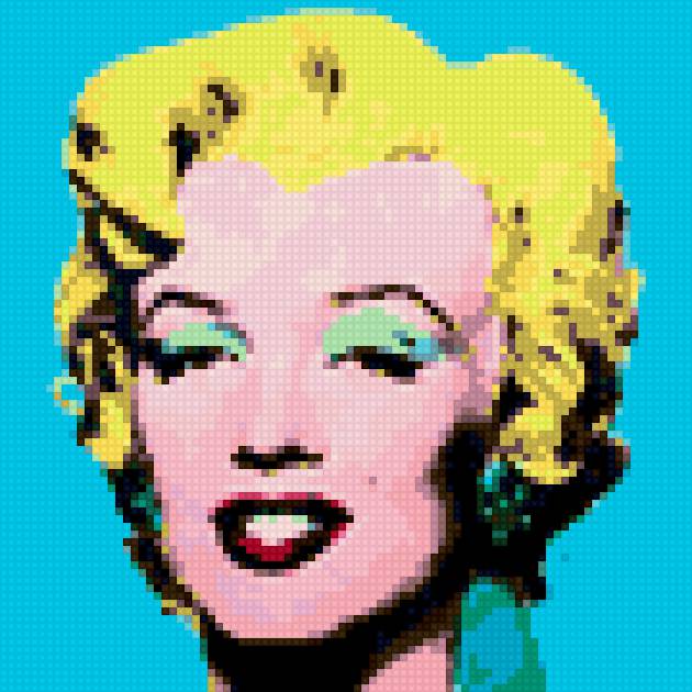 Мерлин - энди уорхолл, fashion, портрет, мерлин, поп-арт, монро - предпросмотр