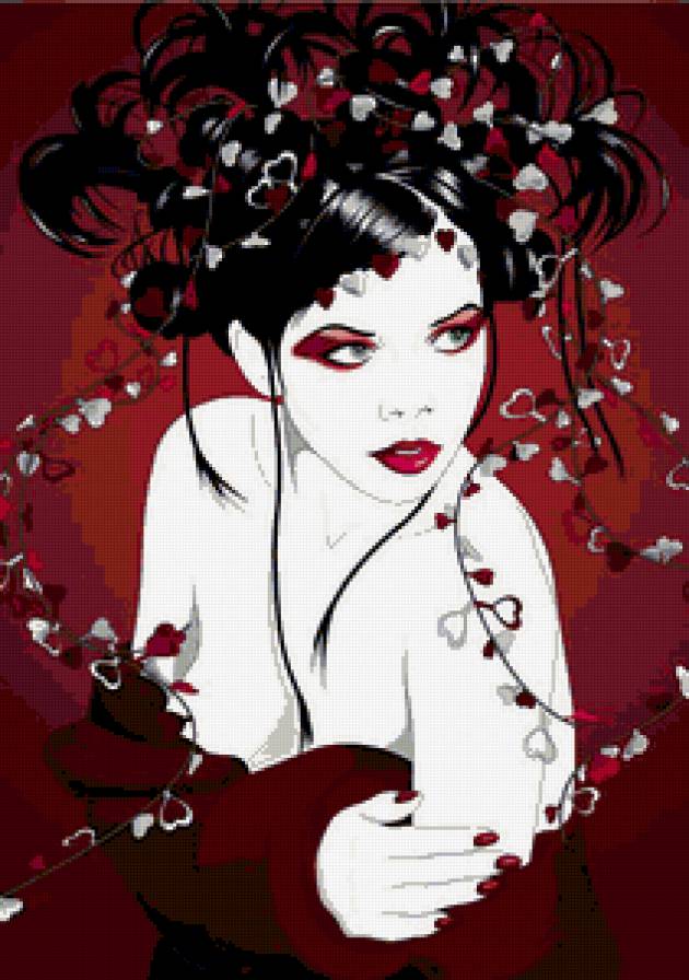 девушка - гламур, образ, портрет, женщина - предпросмотр