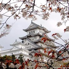 Схема вышивки «храм в японии»