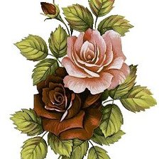 Оригинал схемы вышивки «розы» (№307464)