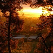 Схема вышивки «Пейзаж»