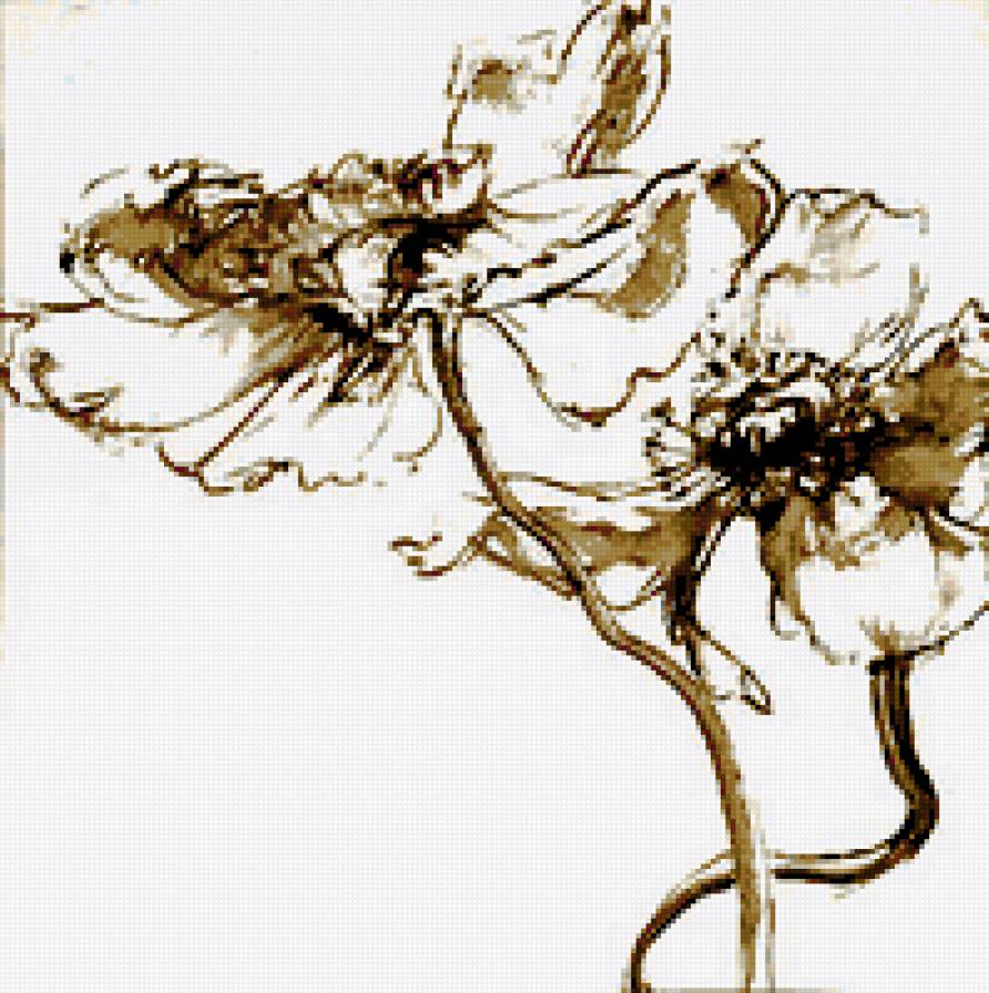 акварель - цветы - предпросмотр