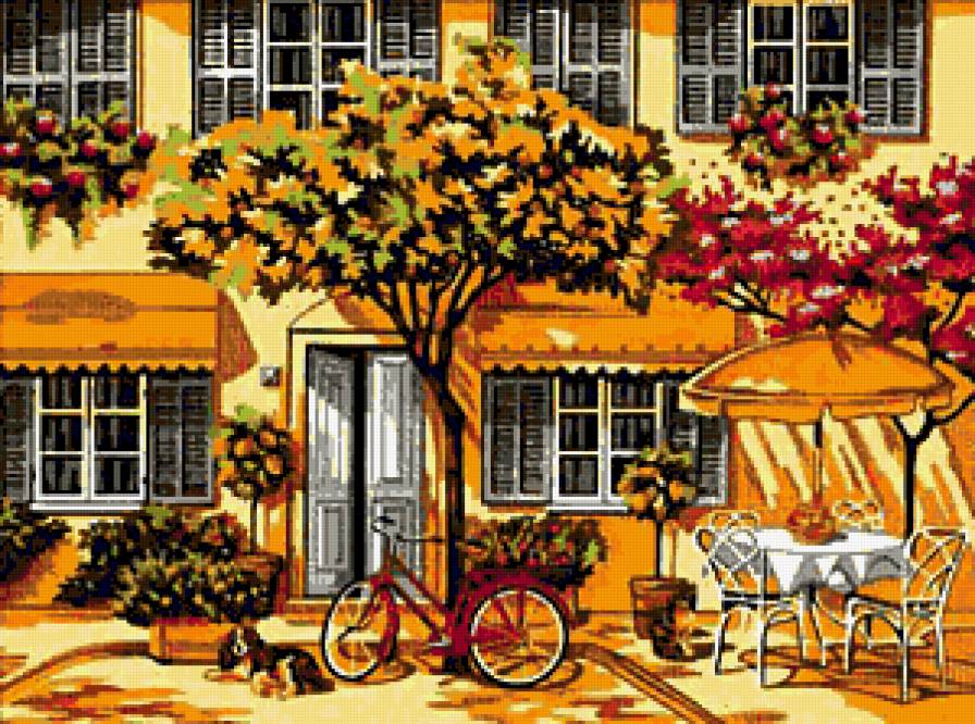 уличное кафе - предпросмотр