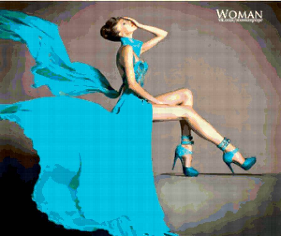 девушка в платье 2 - девушка - предпросмотр