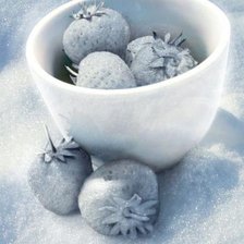 Схема вышивки «клубника»