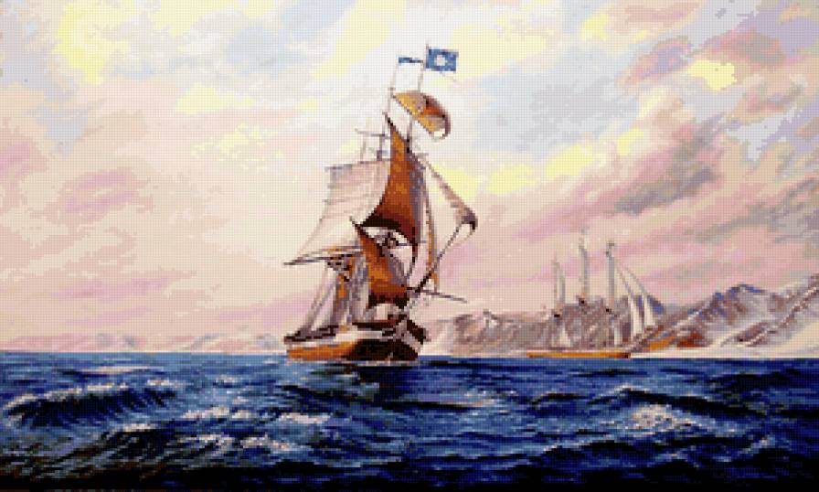 корабли - корабли, природа, пейзаж, море - предпросмотр