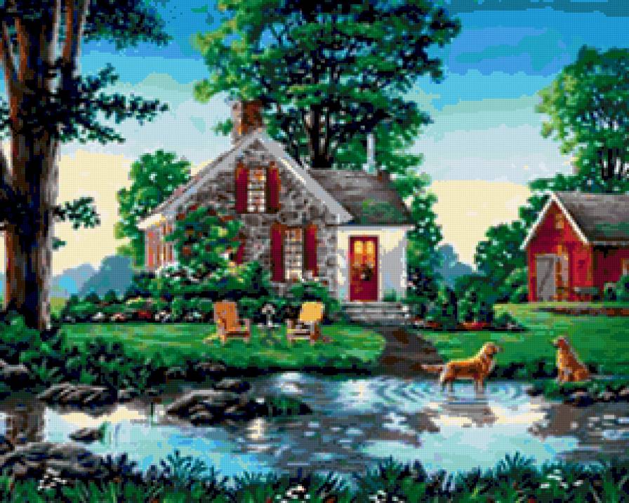 дом у ручья - предпросмотр