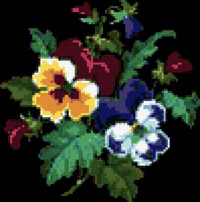 цветочный узор - предпросмотр