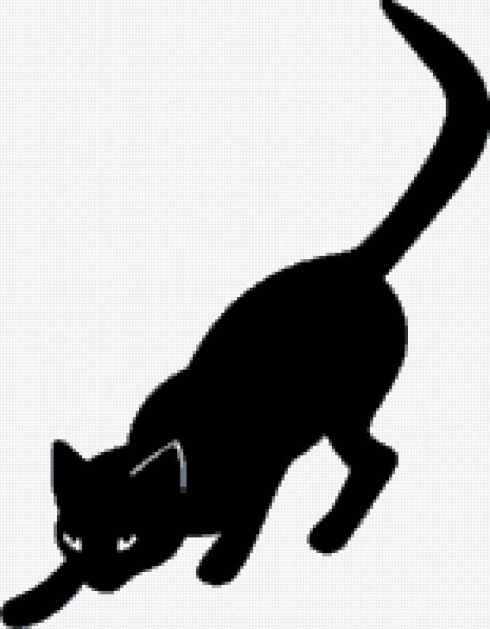Черная кошка - черная, кот, черный, кошка - предпросмотр