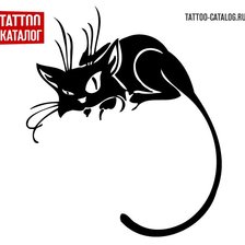 Схема вышивки «кошка»