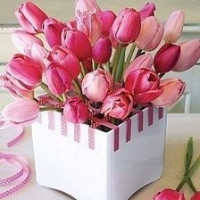 Схема вышивки «Тюльпаны»