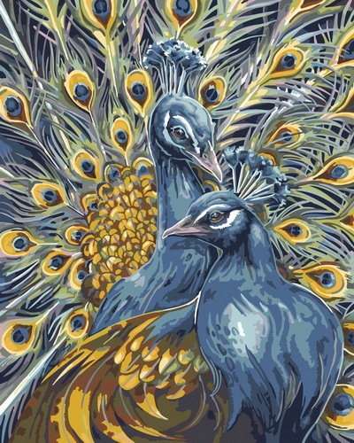 павлины - оригинал