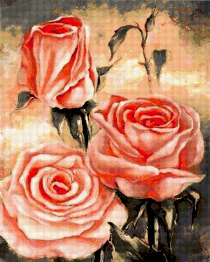 Серия "Букет" - букет, цветы, розы - предпросмотр