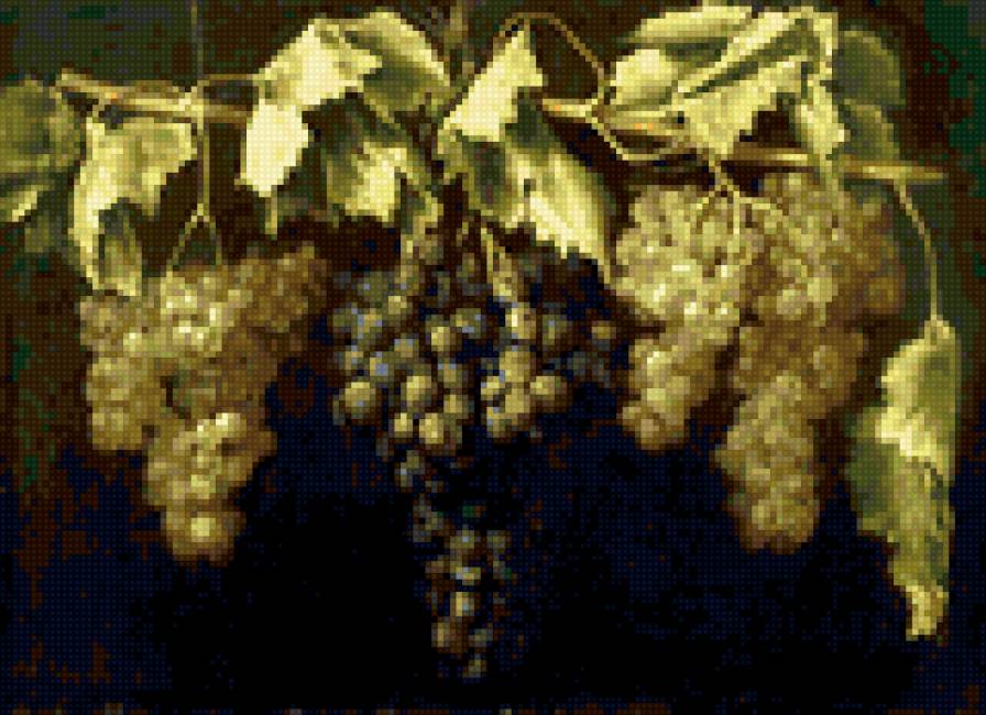 натюрморт - виноград - предпросмотр