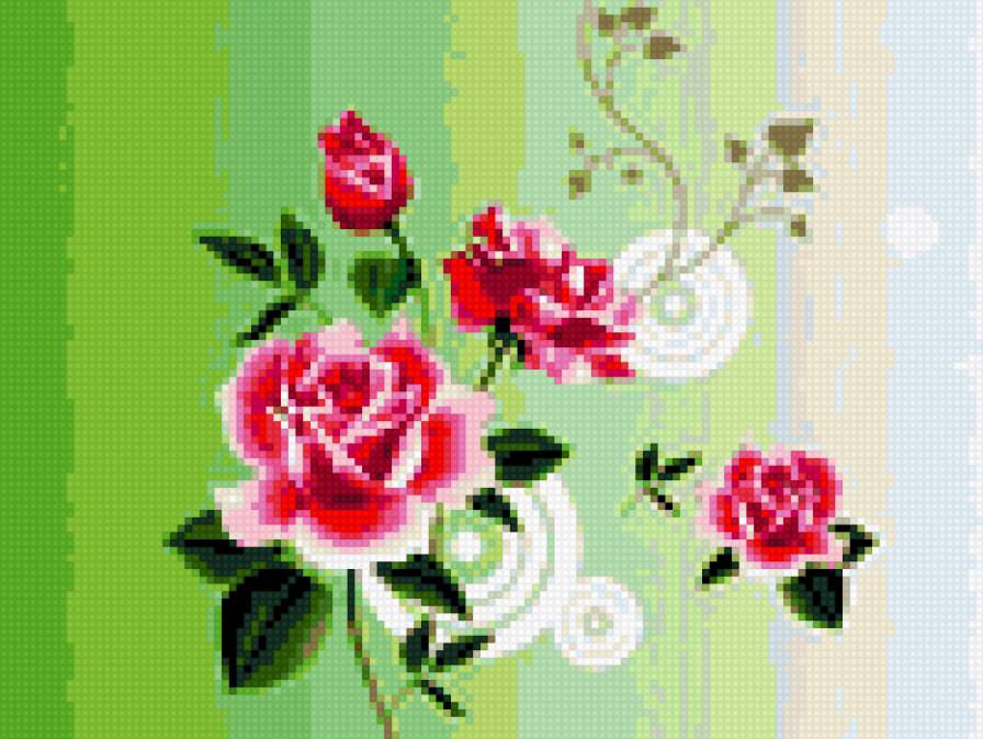 красные розы - предпросмотр