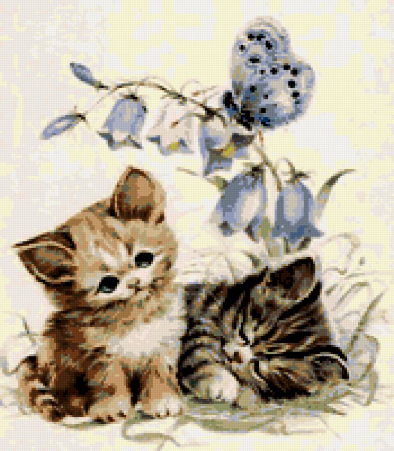 прогулка - животные, котята - предпросмотр