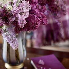 Схема вышивки «Букет сирени»